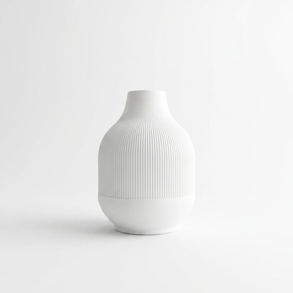 Ribbed Vase 1