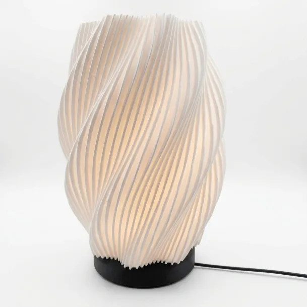 Luminária de Mesa Vortex Abajur LED USB Moderna