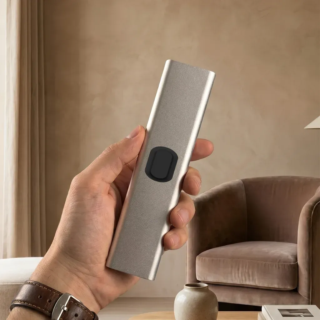 Suporte Controle Ar TV Magnético Discreto Preto
