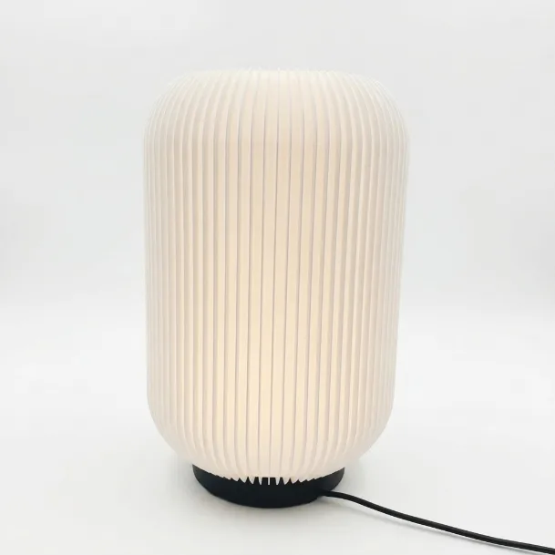 Luminaria de Mesa Plissada Abajur LED USB Moderna