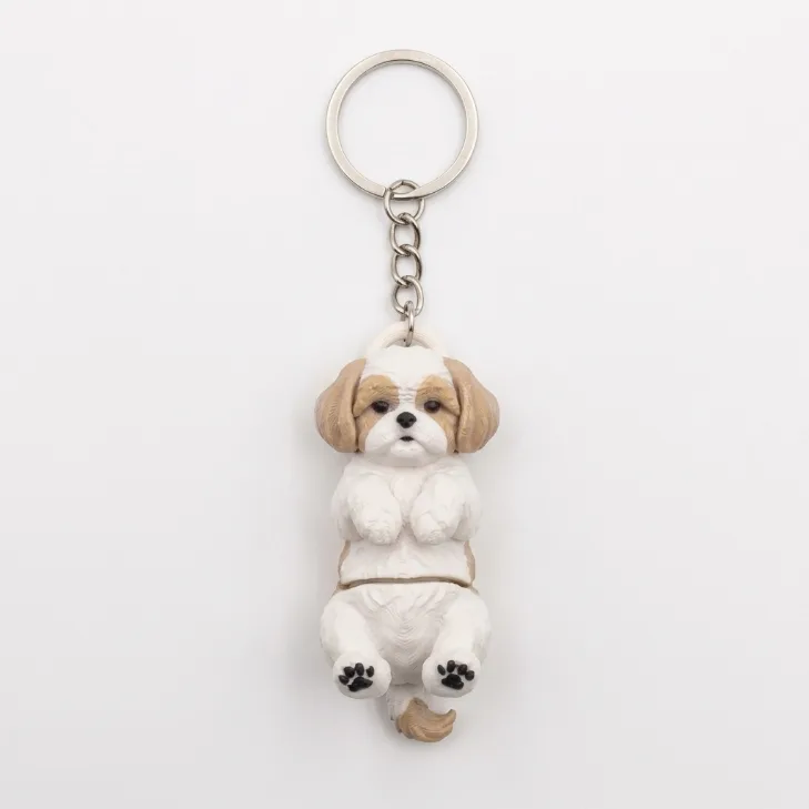 Chaveiro de Cachorro Shih Tzu Flexível Articulado