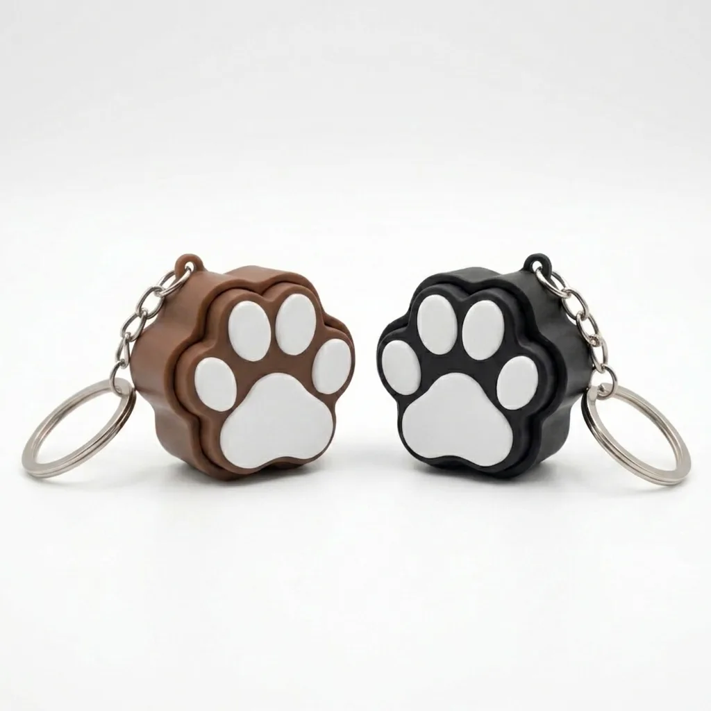 Chaveiro Pet Pata Antiestresse De Gato E Cachorro Clicker