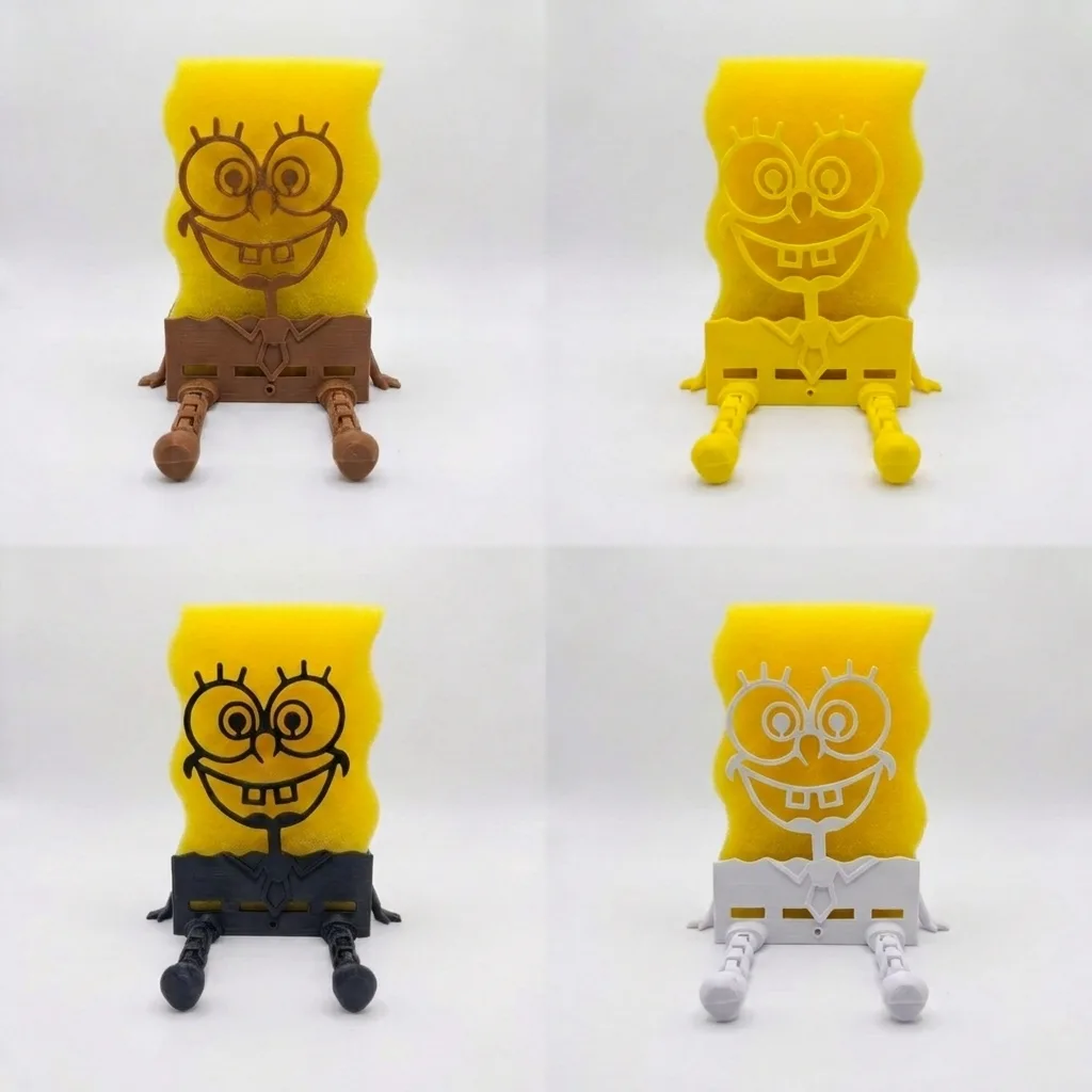 Suporte De Esponja Bucha Para Cozinha Bob Esponja Decoração