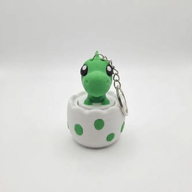Chaveiro de Dino Baby Clicker Sensorial Fidge
